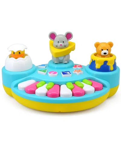 Kiddieland Activity Piano Musical Buddies, Ages 1+ In Blue