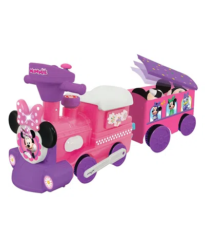 Kiddieland Disney Minnie Mouse Motorized Train Rideon With Track, Ages 3+ In Multi