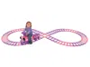 Kiddieland Disney Minnie Mouse Ride On Motorized Train With Track In Multi