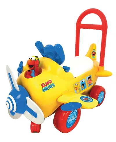 Kiddieland Sesame Street Elmo's Plane Activity Rideon, Ages 1+ In Multi