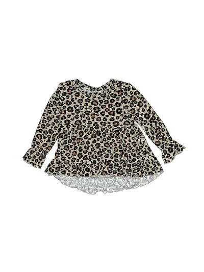 Pre-owned Kidgets Kids' Long Sleeve T-shirt In Gold