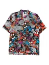 Kidill All-over Graphic Print Shirt In Gray