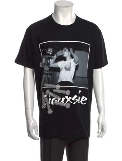 Pre-owned Kidill Graphic Print Crew Neck T-shirt In Black