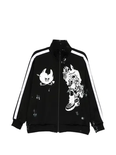 Kidill Graphic-print Jacket In Black