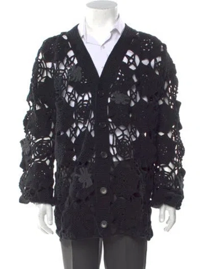 Pre-owned Kidill Printed V-neck Cardigan In Multi