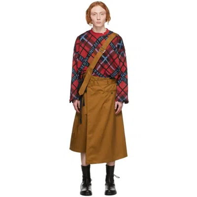 Kidill Ssense Exclusive Brown Dickies Edition Fold Trousers