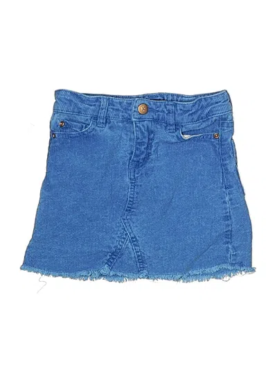Pre-owned Kidpik Kids' Denim Skirt In Blue