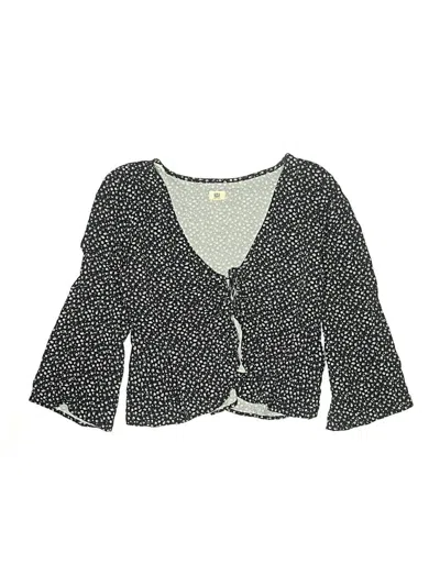 Pre-owned Kid's Kids' 3/4 Sleeve Blouse In Black