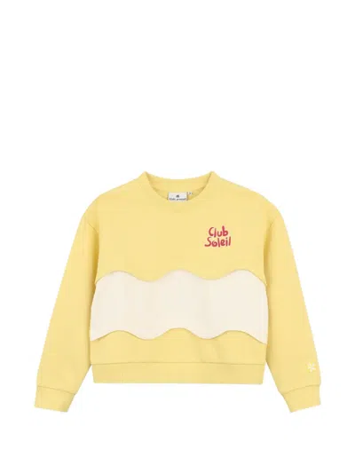 Kids Around Kids' Fleece Sweatshirt In Yellow
