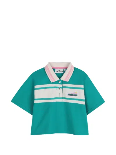 Kids Around Kids' Short-sleeve Polo Shirt In Green