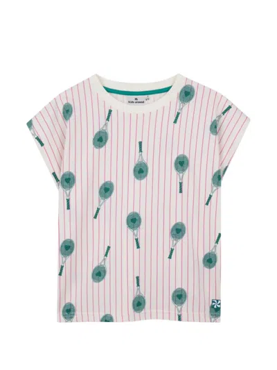 Kids Around Kids' Striped T-shirt In Neutral