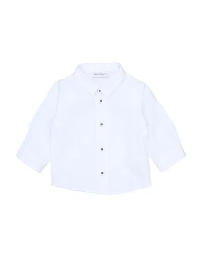 Kid's Company Babies'  Newborn Boy Shirt White Size 3 Cotton