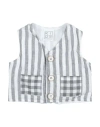 Kid's Company Newborn Boy Tailored Vest Grey Size 3 Linen In Grey