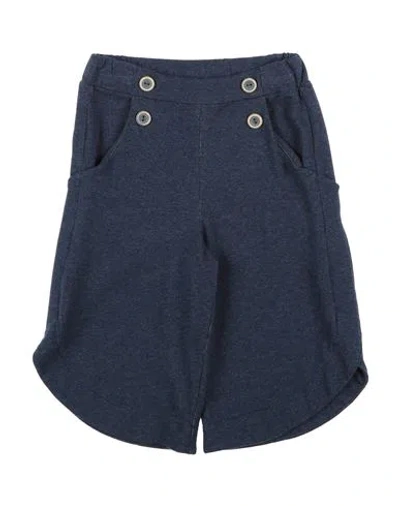 Kid's Company Babies'  Toddler Girl Pants Navy Blue Size 4 Cotton, Elastic Fibres