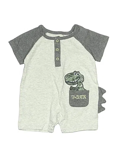 Pre-owned Kids Headquarters Kids' Short Sleeve Onesie In Gray