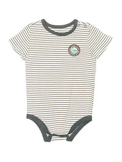 Pre-owned Kids Headquarters Kids' Short Sleeve Onesie In Ivory
