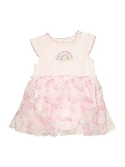 Pre-owned Kids Headquarters Babies' Short Sleeve Outfit In Pink