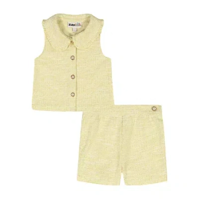 Kids Headquarters Babies' Toddler Girls 2-pc. Short Set In Yellow