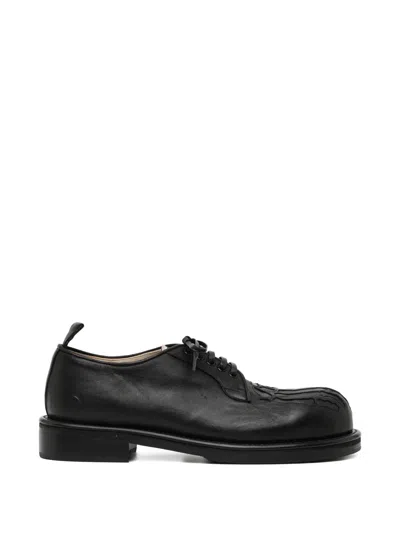 Kids Love Gaite Walt Bone Loafers In Black