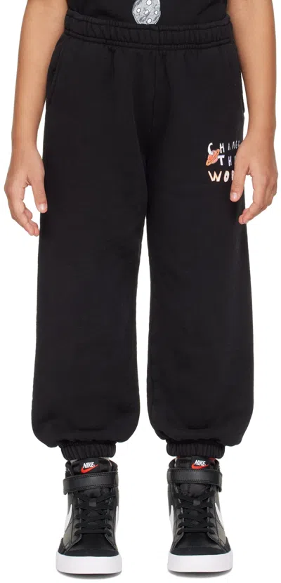 Kids Worldwide Little Kid's & Kid's Change The World Sweatpants In Black