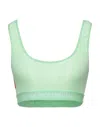 Kidsofbrokenfuture Tops In Light Green