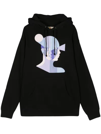 KIDSUPER BAUHAUS FACE PRINTED HOODIE