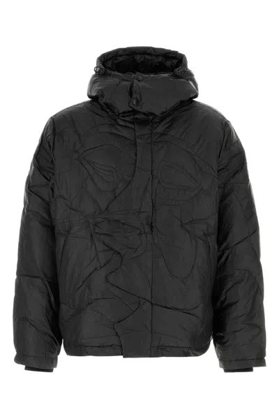 KIDSUPER BLACK POLYESTER DOWN JACKET