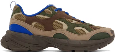 Kidsuper Brown & Blue Puma Edition Velophasis Sneakers In Taupe-espresso Brown