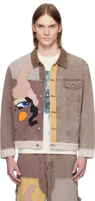 Kidsuper Patchwork Jacket In Multicolor