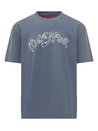 Kidsuper Bubble Sketch Graphic Tee In Blue