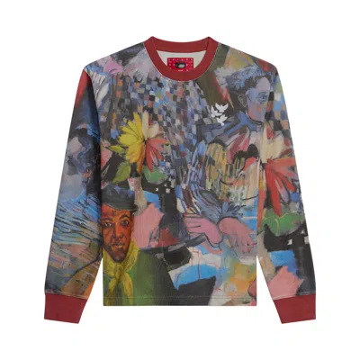 Pre-owned Kidsuper Café De La Thermal 'multi' | Multi-color | Men's Size Xl In Multicolor