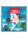 Kidsuper Cirque Clown Cds Silk Scarf