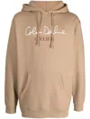 Kidsuper Colm Dillane Atelier Cotton Hoodie In Brown