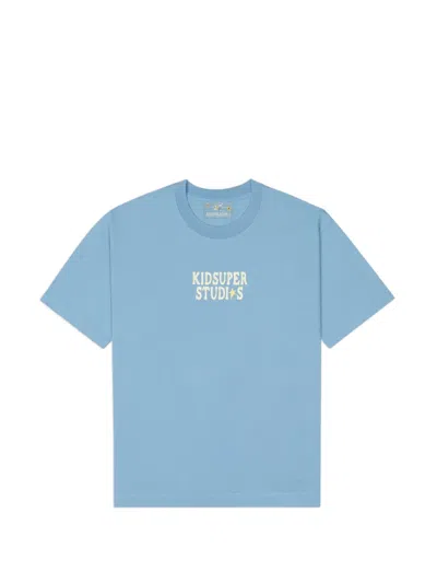 Kidsuper Crewneck T-shirt In Blue