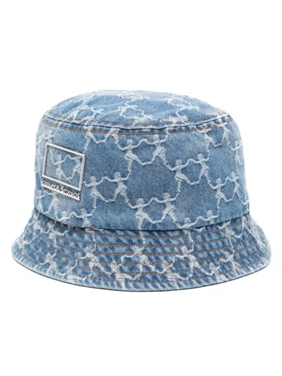 Kidsuper Dancing Ladies Bucket Hat In Blue