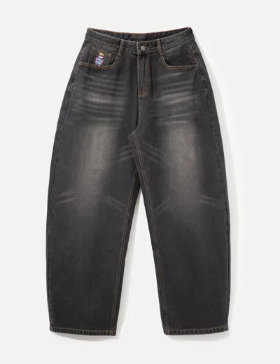 Kidsuper Dove Printed Barrel Pant In Black