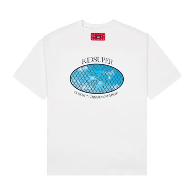 Pre-owned Kidsuper Doves Fence Tee 'white' | Men's Size M