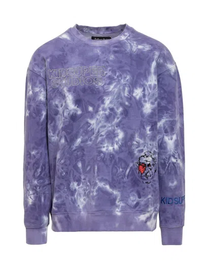 Kidsuper Dye Sweatshirt In Purple