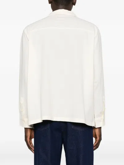 Kidsuper Face-patchwork Long-sleeve Shirt In White