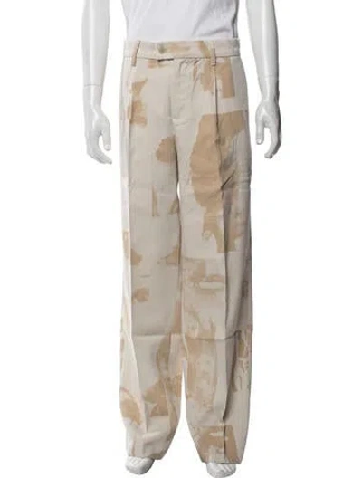 Pre-owned Kidsuper Graphic Print Pants In Neutrals
