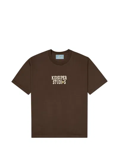 Kidsuper Graphic T-shirt In Brown
