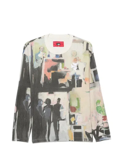 Kidsuper Graphic-print Long-sleeve Sweatshirt In Multi