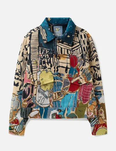 Kidsuper Jaquarded Pocket Detail Jacket In Multi
