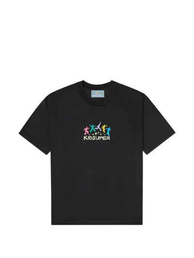 Kidsuper Jumping Stars T-shirt In Black