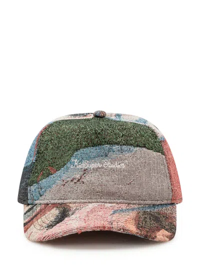 Kidsuper Kids Jacquard Script Hat In Multi