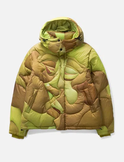 Kidsuper Kissing Puffer Jacket In Green