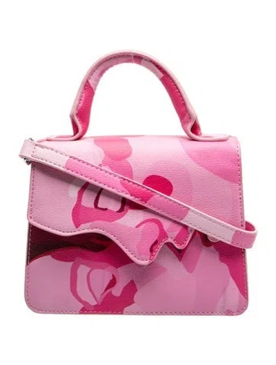 Pre-owned Kidsuper Leather Top Handle Bag In Pink