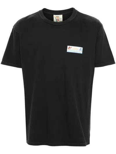 Kidsuper Logo-print Cotton T-shirt In Black