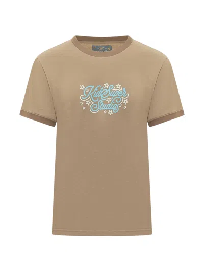 Kidsuper Logo-print Star-motif T-shirt In Neutral
