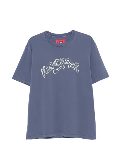 Kidsuper Logo-print T-shirt In Blue